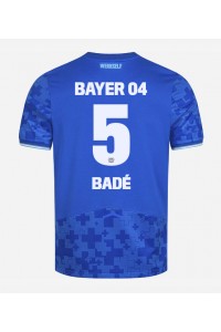 Bayer Leverkusen Loic Bade #5 Jalkapallovaatteet Kolmaspaita 2025-26 Lyhythihainen